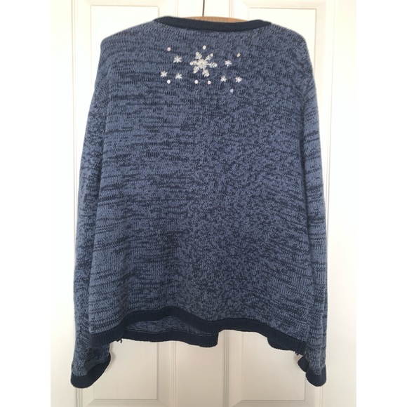 In Resource Zip Up Snowman Sweater Women’s Size XL - Picture 2 of 6